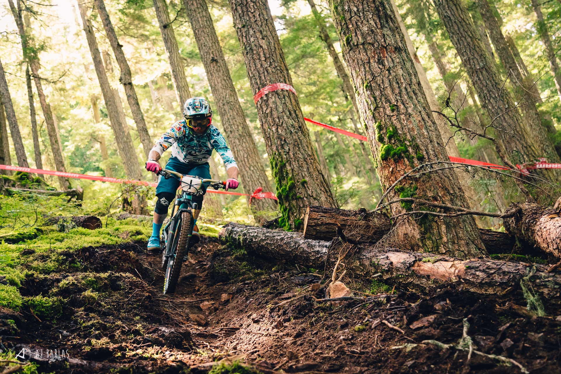 Jared Graves smashing through the loam on Blackcomb