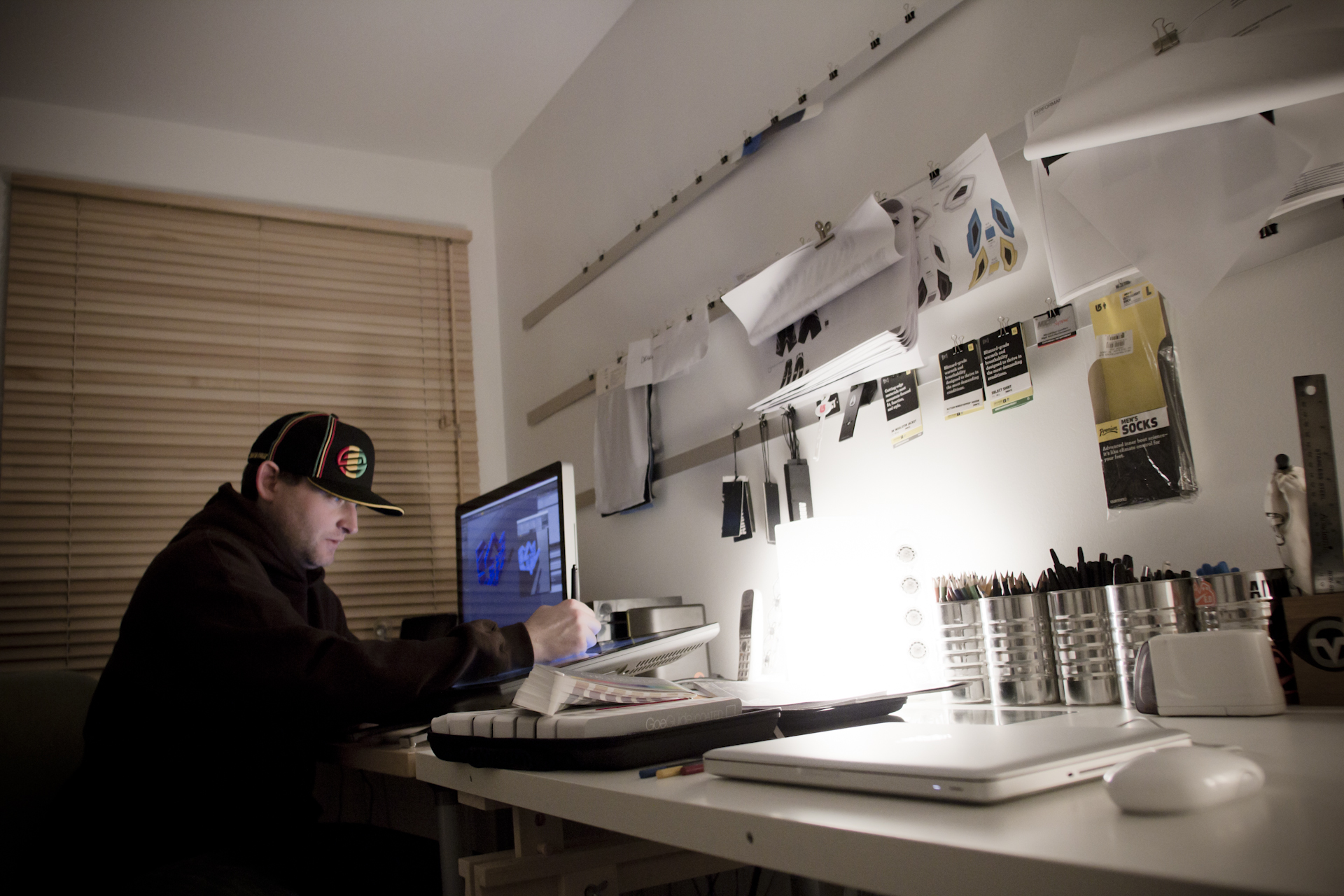 Tavish in his Home Studio